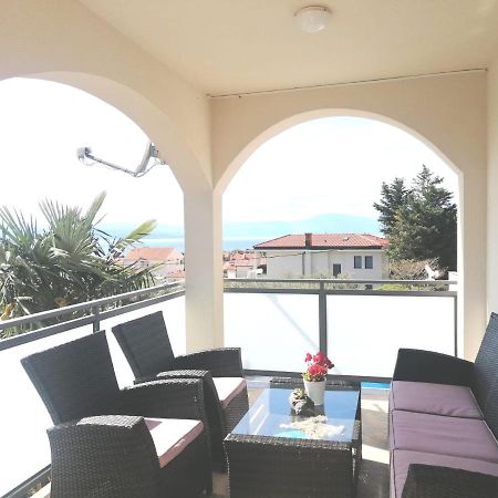 Lovely Sea View House In Malinska Island Krk Esterno foto