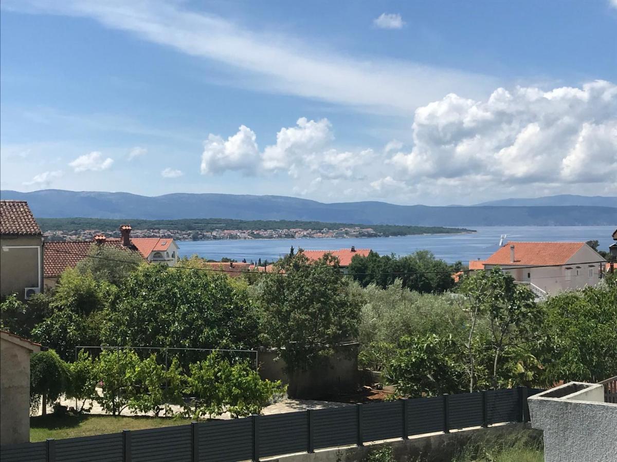 Lovely Sea View House In Malinska Island Krk Esterno foto